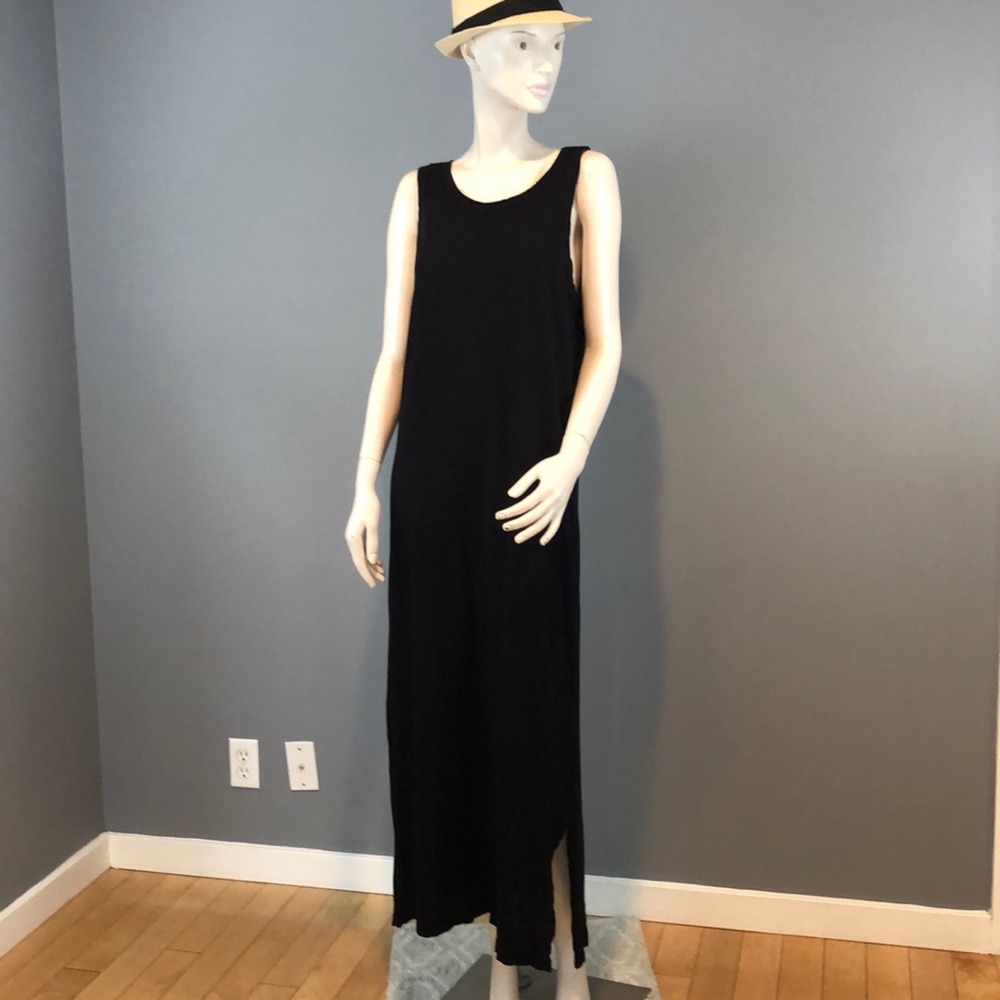 NWOT Current/Elliott Black Maxi Dress Sz 2/Medium
